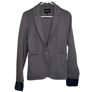 Betabrand Women’s Active Blazer Slate Gray Size Small